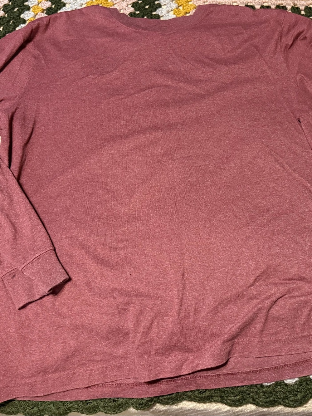 Carhartt Dusty Maroon Long Sleeve Shirt